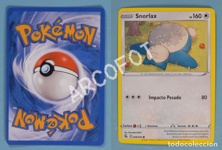 CARTA POKEMON - SNORLAX - BÁSICO - PS 160