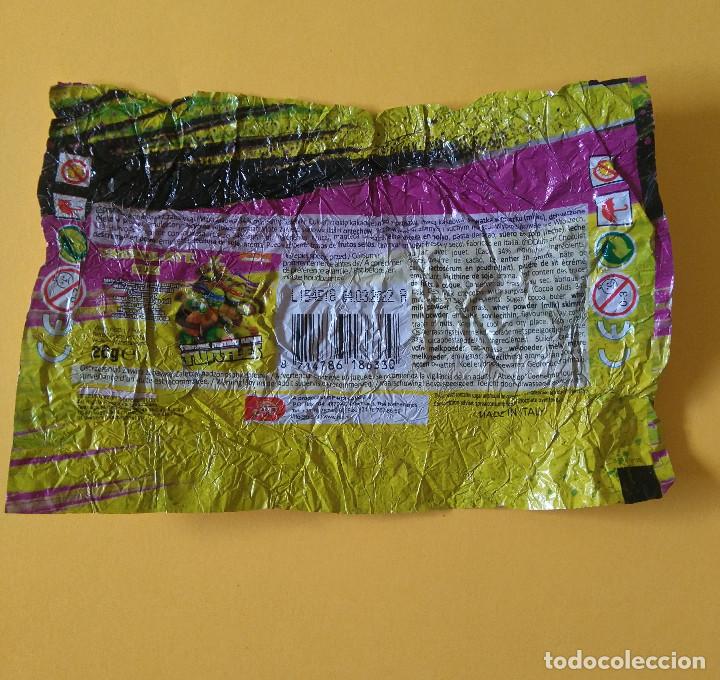 envoltorio de bip holland huevo chocolate sorpresa tmnt tortugas ninja