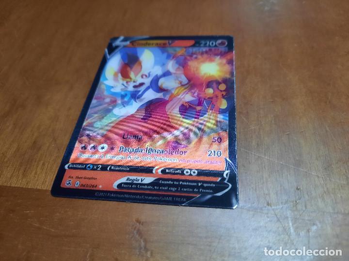 CINDERACE V 044. ESPECIAL 3D POKEMON. COMO NUEVA TRADING CARD. CROMO. CARTA