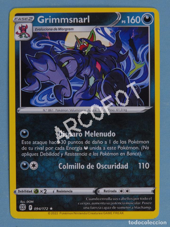 CARTA POKEMON - GRIMMSNARL - FASE 2 - PS 160