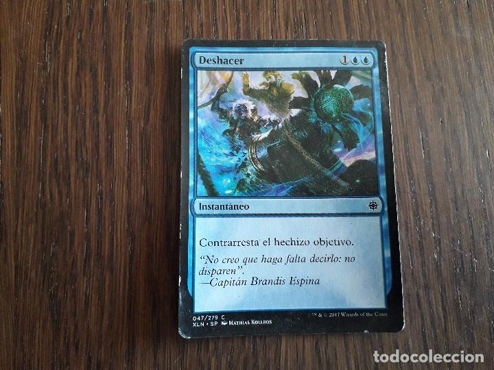 carta magic the gathering, deckmaster. deshacer, 047/279, año 2017