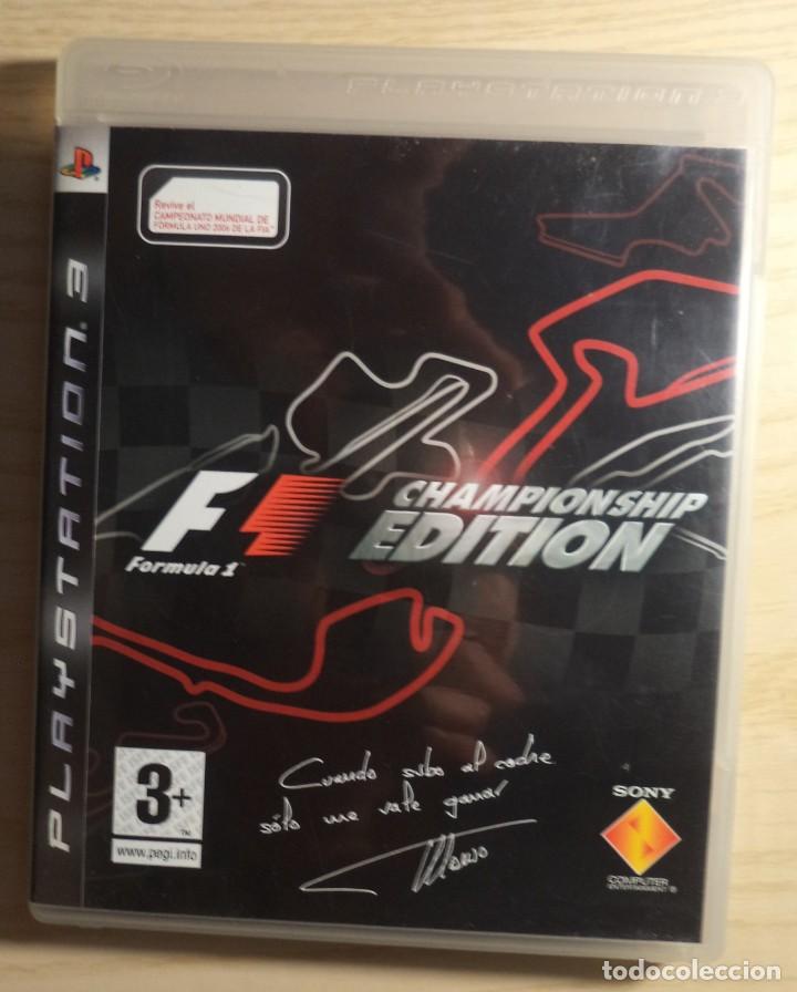 JUEGO 'FORMULA 1: CHAMPIONSHIP EDITION' PS3
