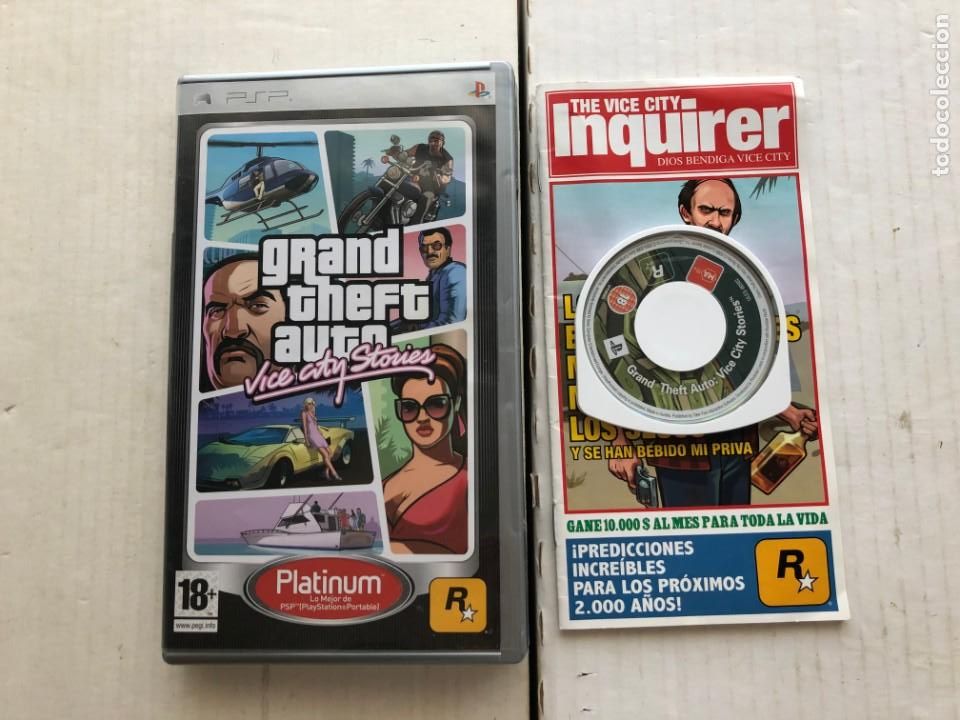 GRAND THEFT AUTO VICE CITY STORIES PLATINUM - PSP KREATEN