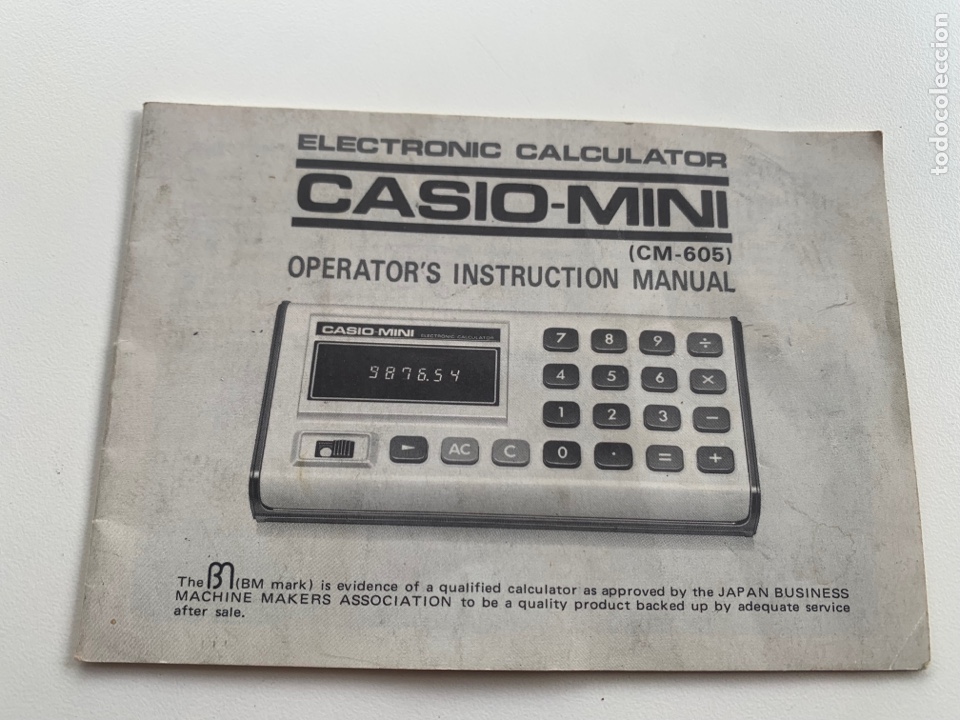 Zweite Hand: Manual de instrucciones calculadora Casio-mini CM 605