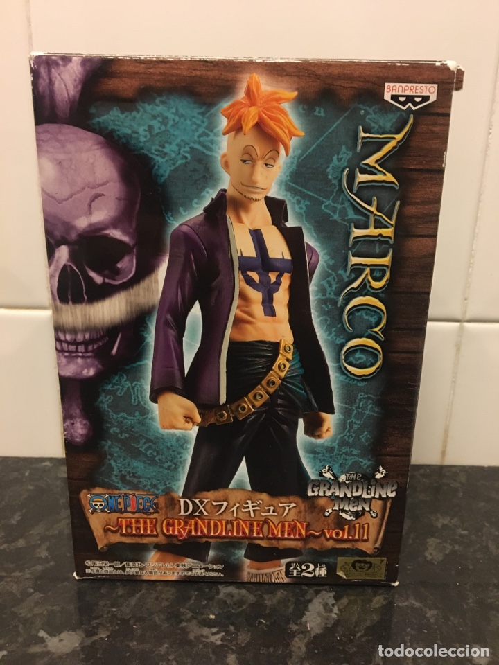 FIGURA MARCO DX GRANDLINE MEN VOL. 11 BANPRESTO MANGA ONE PIECE , INCLUYE LA CAJA