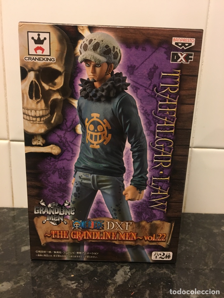 FIGURA TRAFALGAR LAW DXF GRANDLINE MEN VOL. 22 BANPRESTO MANGA ONE PIECE , INCLUYE LA CAJA