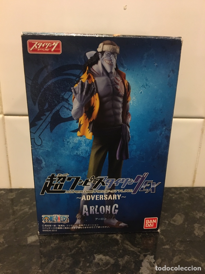 FIGURA DE ARLONG DE LA SERIE MANGA ONE PIECE BANDAI CON CAJA , TENGO MUCHAS MÁS , MIRA MIS LOTES