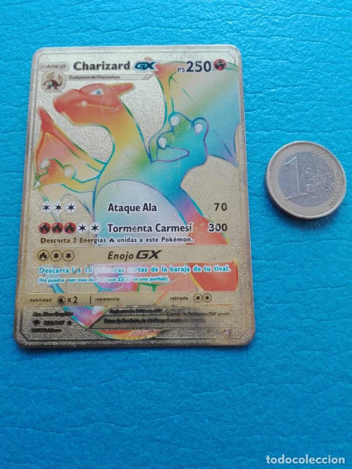 CARTA METALICA - POKEMON - CHARIZARD GX - 2017