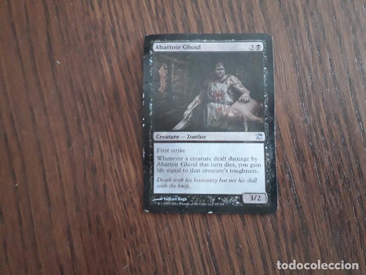 carta magic the gathering, deckmaster. Abattoir Ghoul, 85/264, año 2011