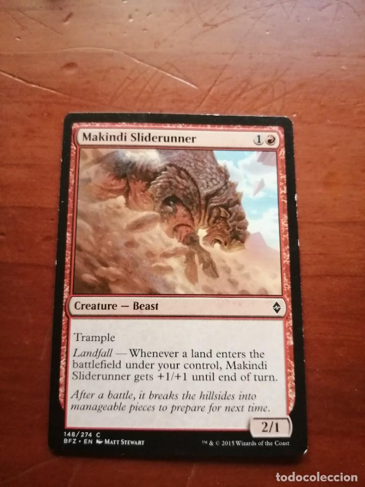 TARJETA CROMO CARTA CARD MAGIC THE GATHERING DECKMASTER 2015 MAKINDI SLIDERUNNER