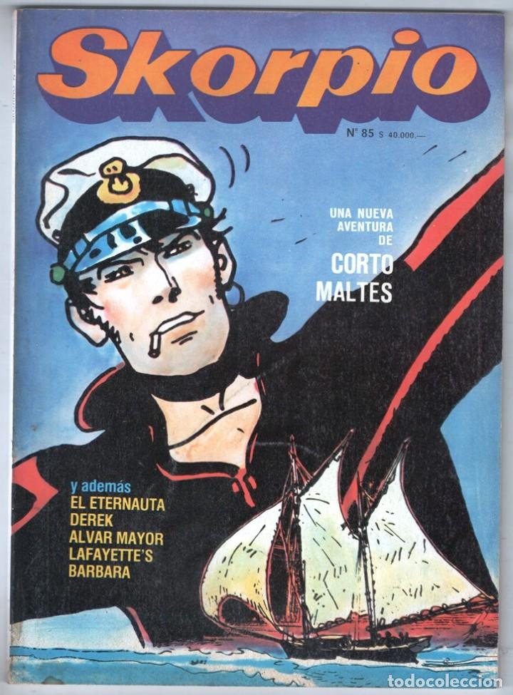 1982 SKORPIO # 85 OESTERHELD HUGO PRATT CORTO MALTES BARBARA ALVAR MAYOR SACCOMANNO 112 P