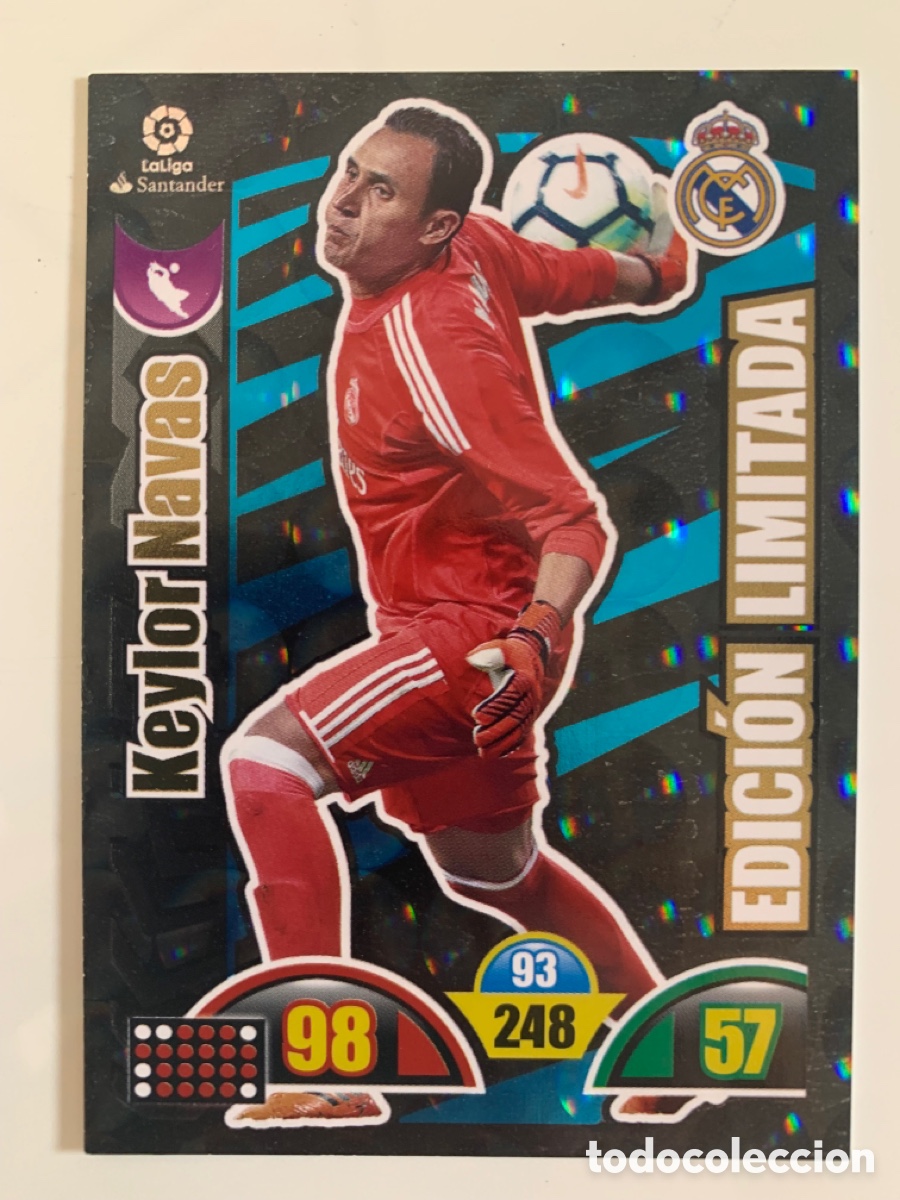 Keylor Navas Real Madrid edición limitada Adrenalyn 2017/18