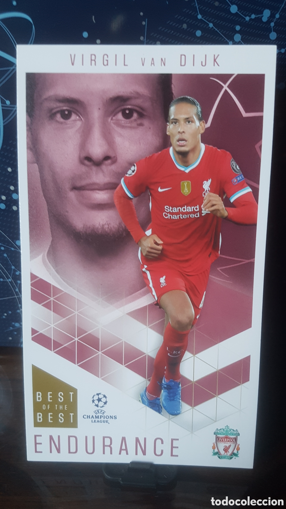 #56 VIRGIL VAN DIJK ENDURANCE LIVERPOOL FC TOPPS BEST OF THE BEST