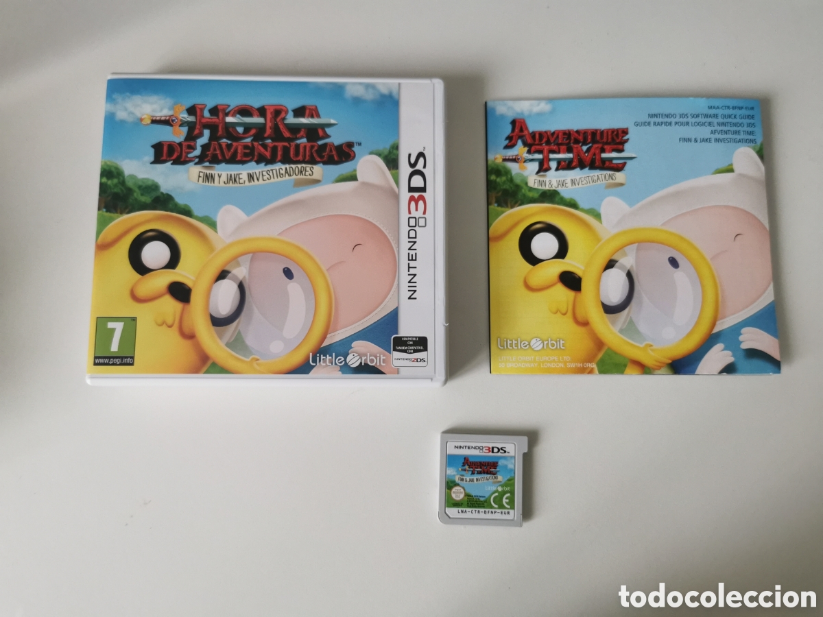 NINTENDO 3DS JUEGO HORA DE AVENTURAS FINN Y JAKE, INVESTIGADORES
