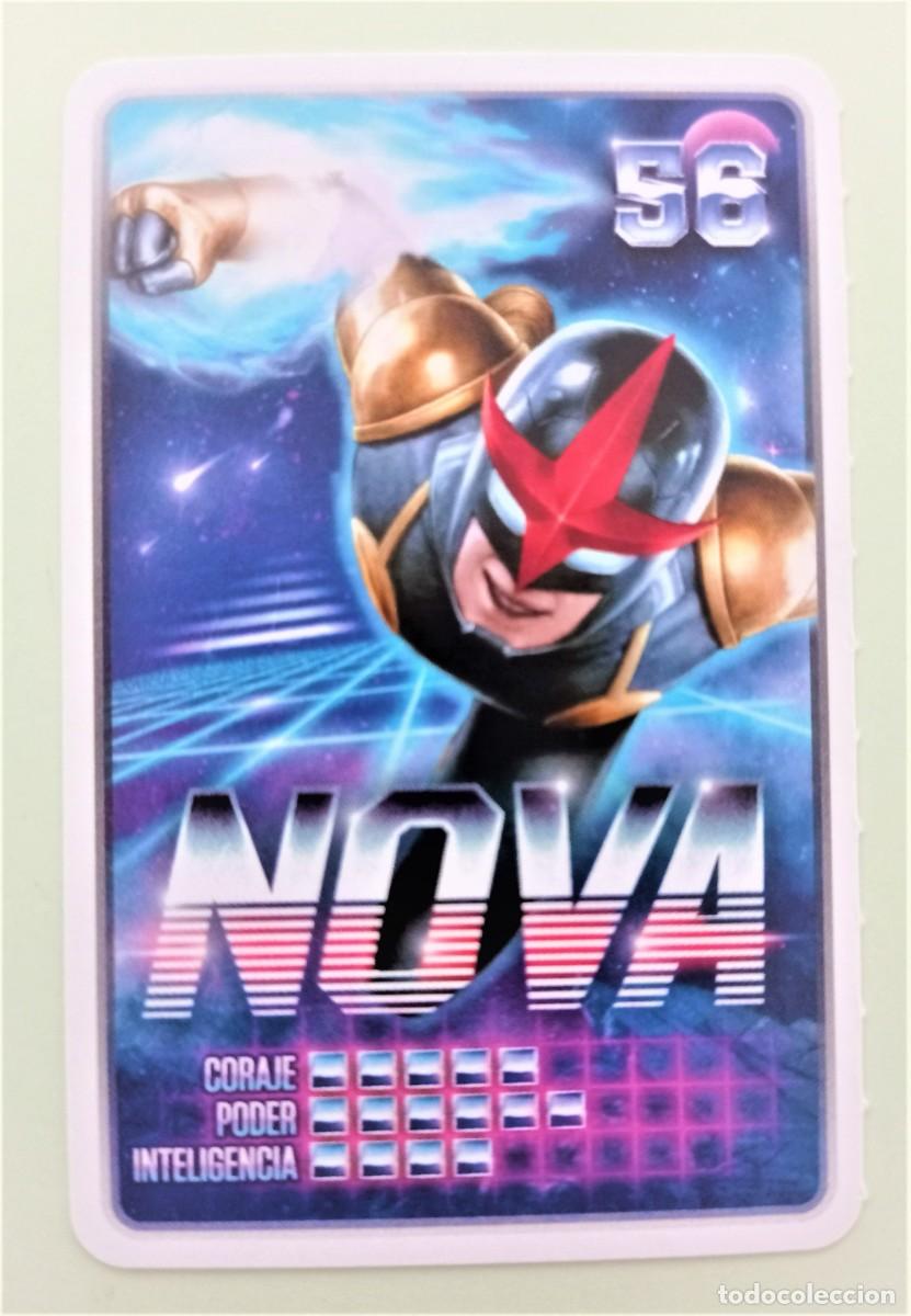CARTA CROMO COLECCIÓN MARVEL (Nº 56 - NOVA) (CARREFOUR 2022)