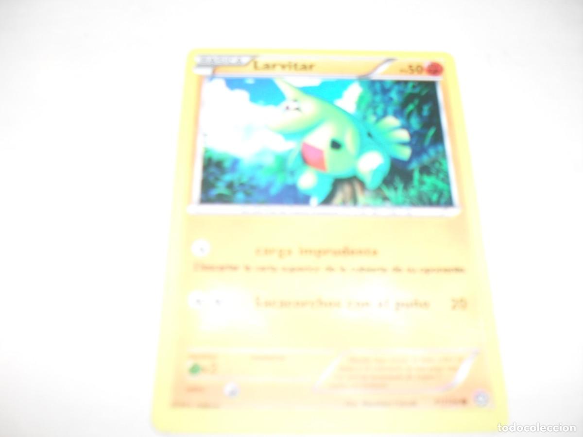 CARTAS POKEMON: LARVITAR Nº50,POKEMON EDICIONES,AÑO 2016.BUEN ESTADO.
