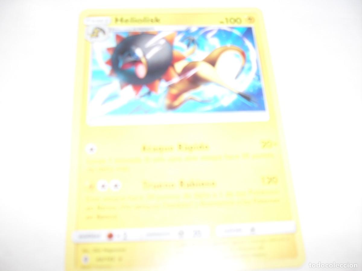 CARTAS POKEMON: HELIOLISK Nº100 ,POKEMON EDICIONES,AÑO 2016.BUEN ESTADO.