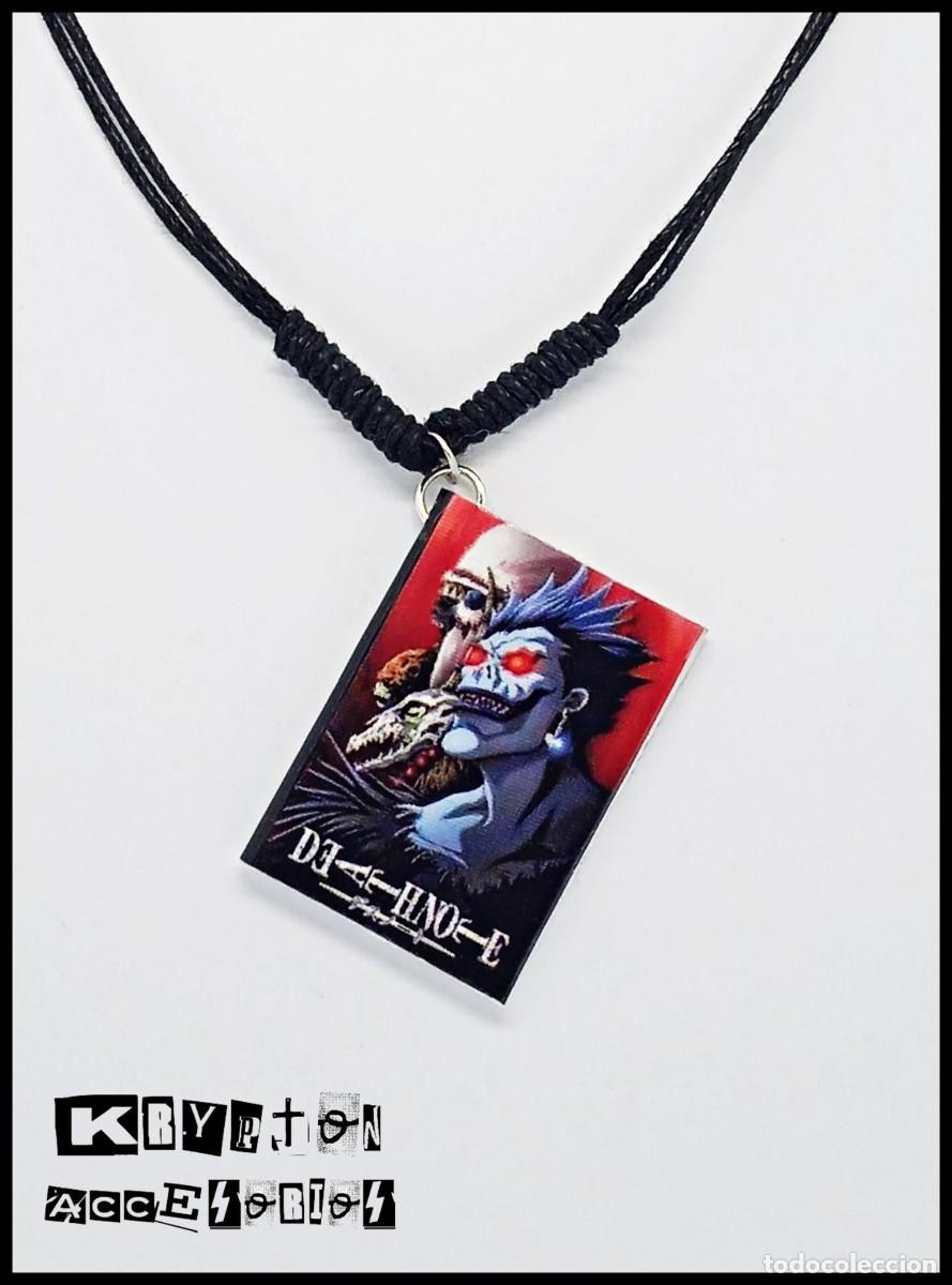 Collar SHINIGAMIS - Colgante - DEATH NOTE - Mini Libro - RYUK - Anime - Manga - Ajustable