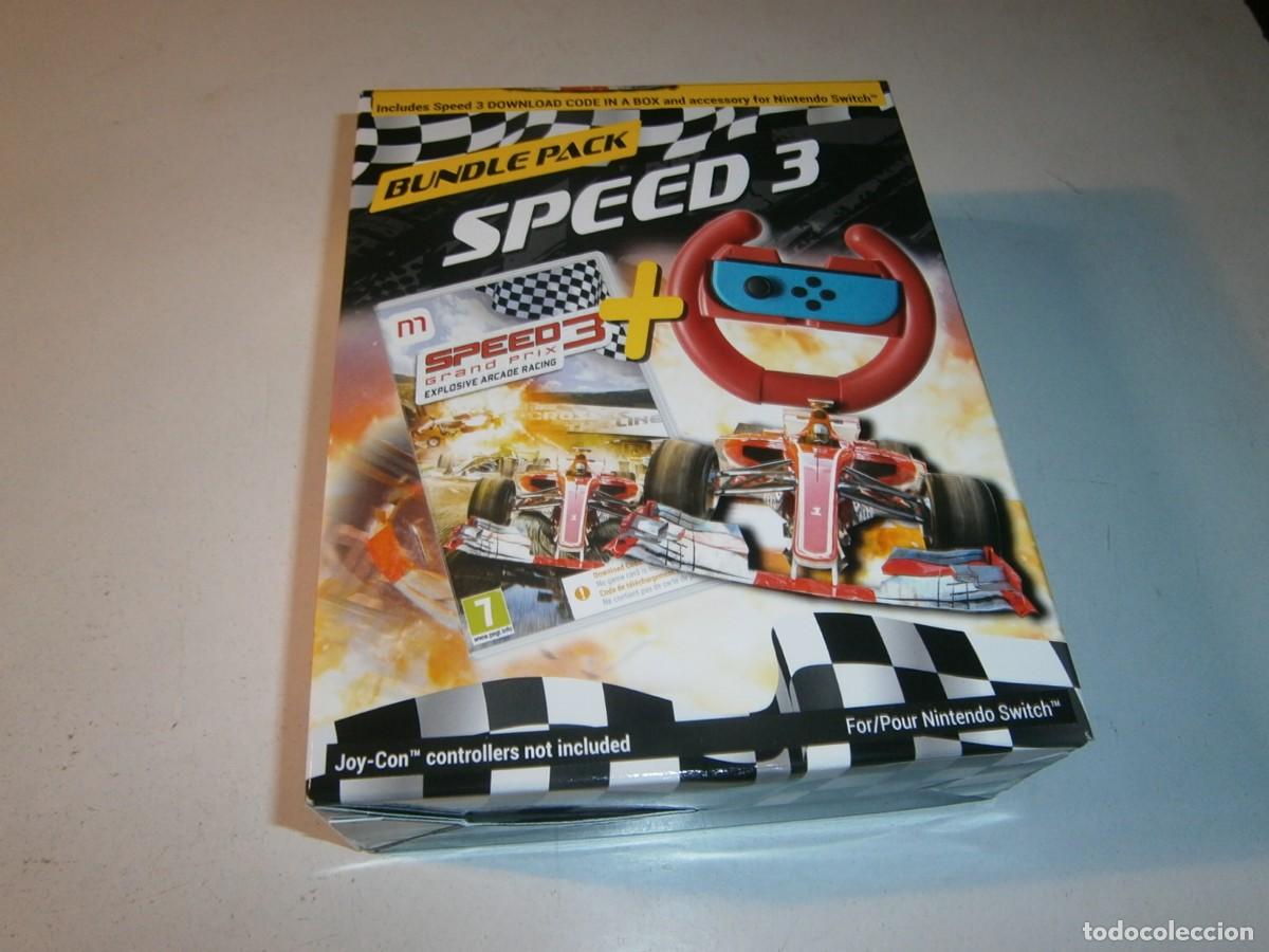 SPEED 3 GRAN PRIX RACING (CODIGO) Y VOLANTE NINTENDO SWITCH PAL NUEVO PRECINTADO