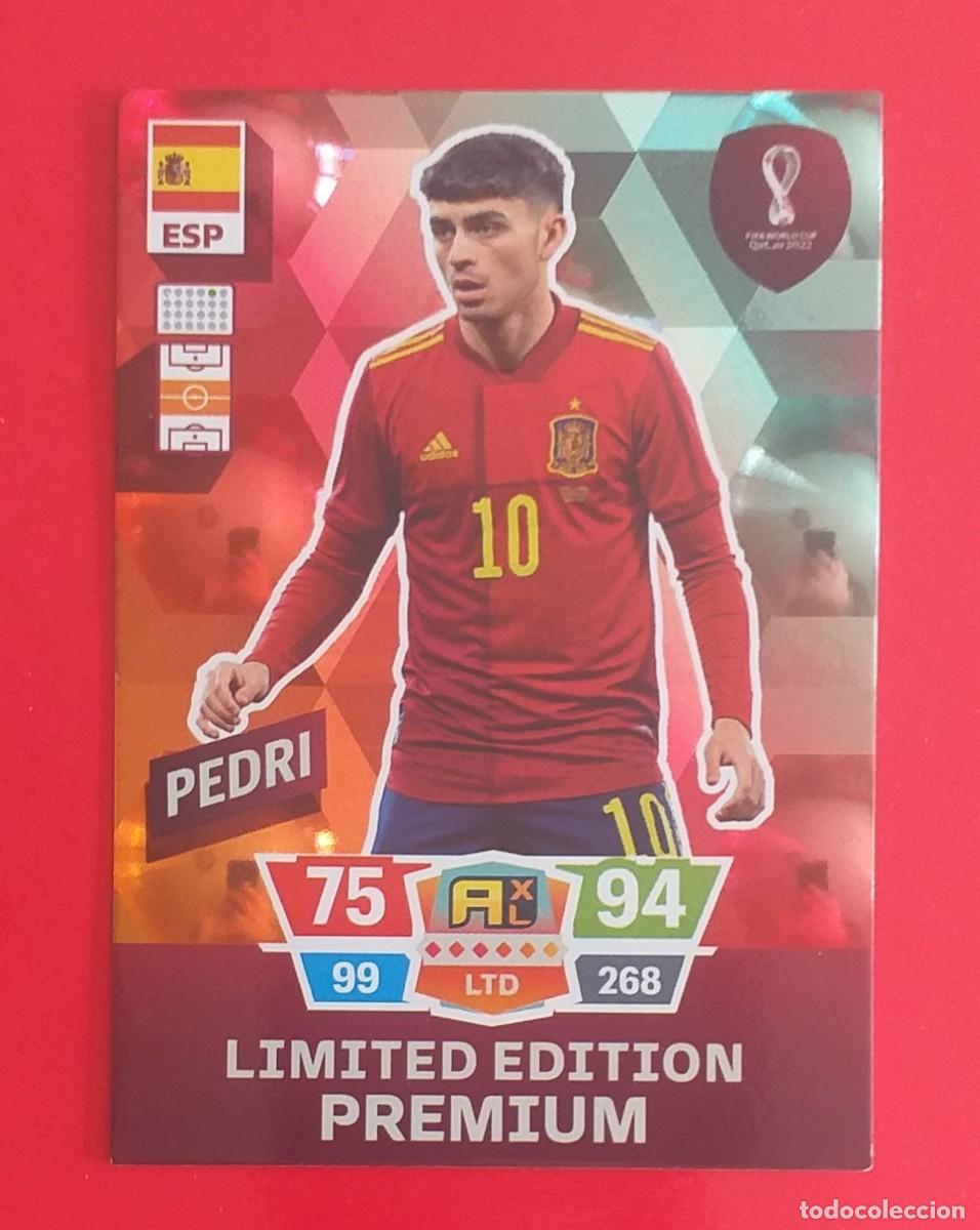 CROMO PEDRI LIMITED EDITION PREMIUM FIFA WORLD CUP QATAR 2022 ADRENALYN XL. Nuevo.