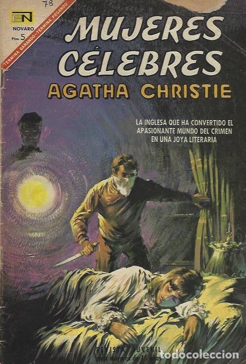 MUJERES CELEBRES - NOVARO MEXICO # 078 1-sep.-1967 AGATHA CHRISTIE