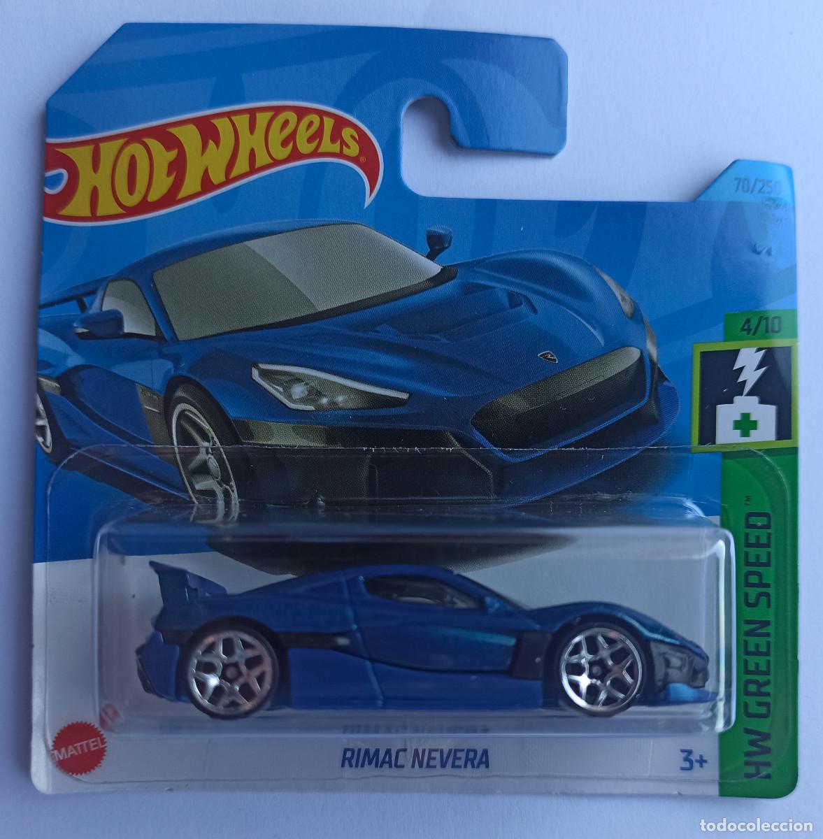 HOT WHEELS RIMAC NEVERA. HW GREEN SPEED 4/10