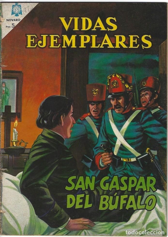 VIDAS EJEMPLARES - NOVARO MEXICO # 182 1-oct.-1964 SN GASPAR DEL BUFALO