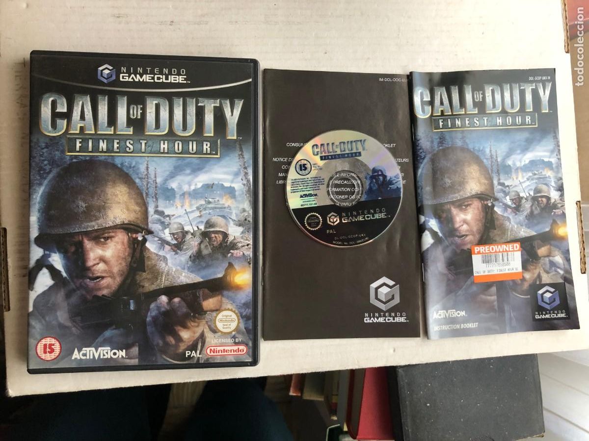 CALL OF DUTY FINEST HOUR - NINTENDO GAMECUBE GAME CUBE NGC GC KREATEN