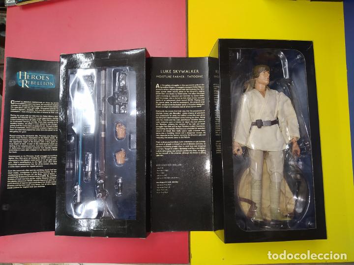 IMPRESIONANTE FIGURA LUKE SKYWALKER STAR WARS SIDESHOW NUEVA EN CAJA ORIGINAL