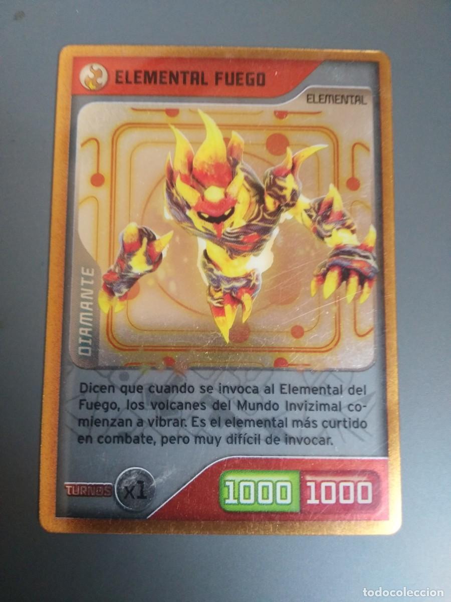 CARTA Nº 001 INVIZIMALS NUEVA ALIANZA ELEMENTAL FUEGO DIAMANTE