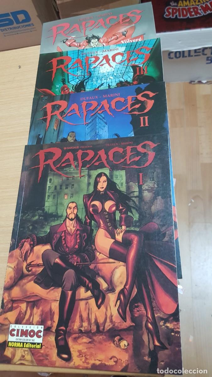 RAPACES n 1.2.3.+ VOLVERÉ SKETCHBOOK ( lote 4 TOMOS) NORMA