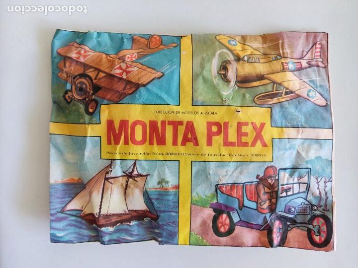 SOBRE MONTAPLEX VEHÍCULOS MODELOS A ESCALA 405 AVIÓN VELERO HIDROAVIÓN FORD T MONTA PLEX CERRADO