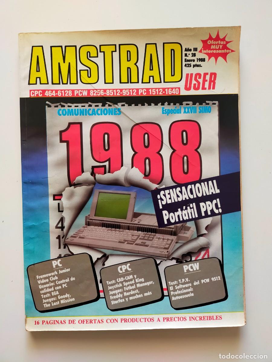 AMSTRAD USER Año III Nº 28 / ORDENADORES AMSTRAD - AÑO 1988