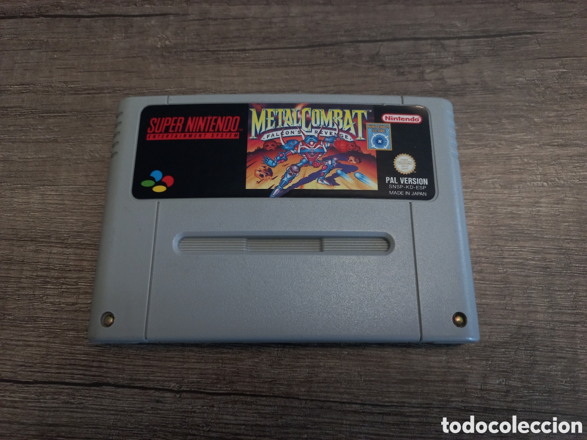 NINTENDO SNES METAL COMBAT PAL ESP