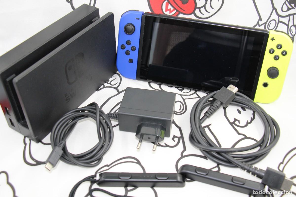 CONSOLA NINTENDO SWITCH AZUL AMARILLO NEON VERSION PAL ESPAÑOLA
