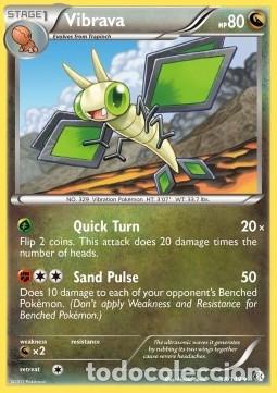 Carta pokemon Vibrava (BCR 98)-Confini Varcati-U - lingua ITA-condizione EX - Pokemon