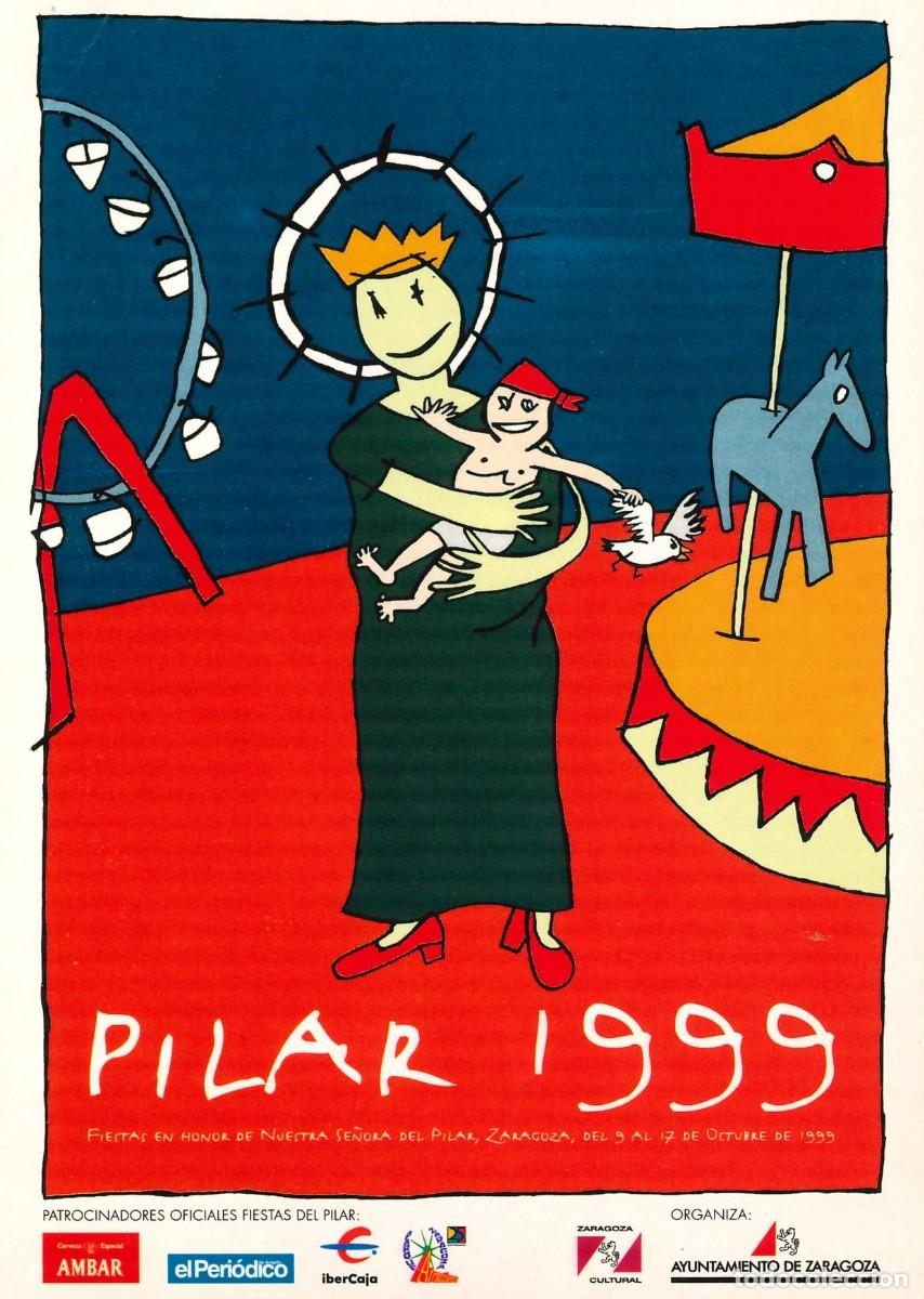 TARJETA TIPO POSTAL - 017 - PILAR 1999 - AYUNTAMIENTO DE ZARAGOZA