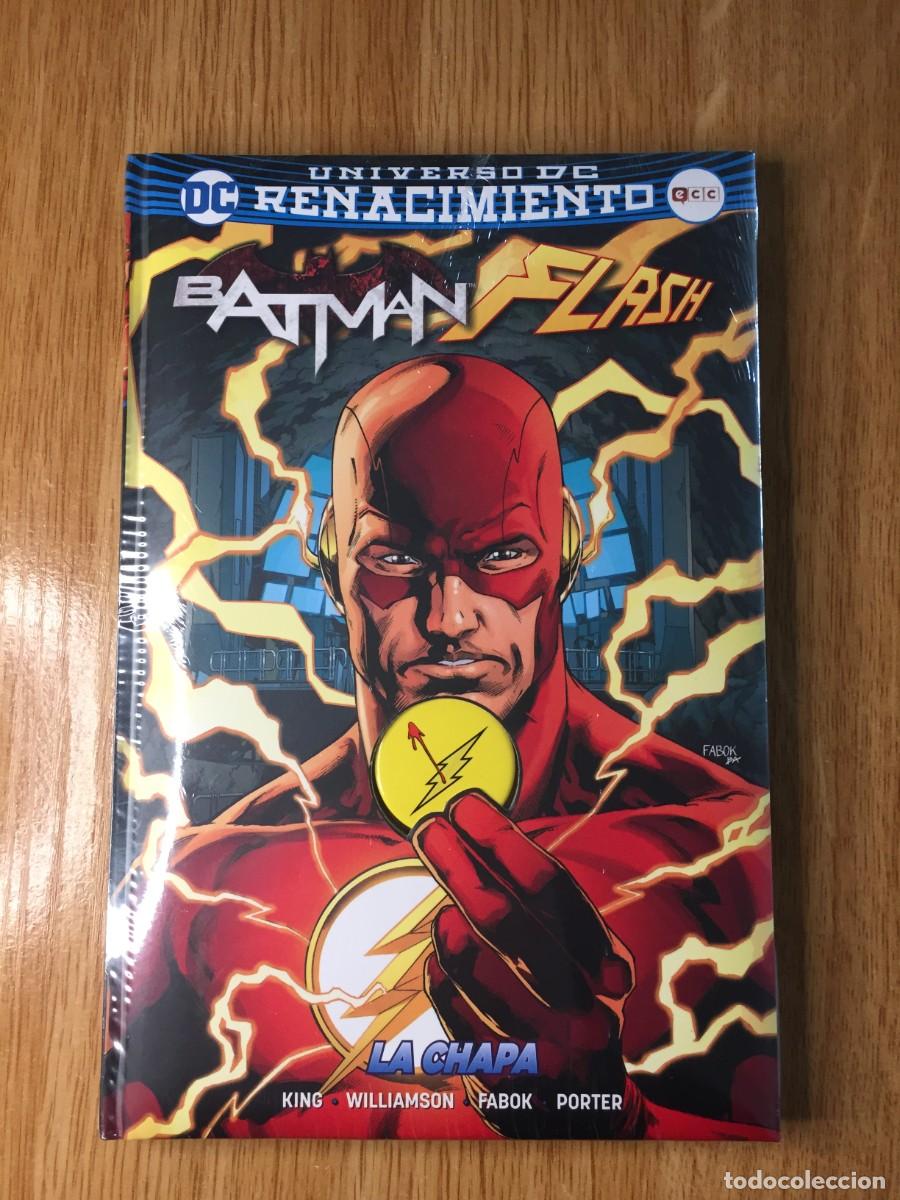 BATMAN/FLASH: LA CHAPA - EDICIÓN LIMITADA CON CHAPA EXTRAÍBLE (RENACIMIENTO) - PORTADA FLASH