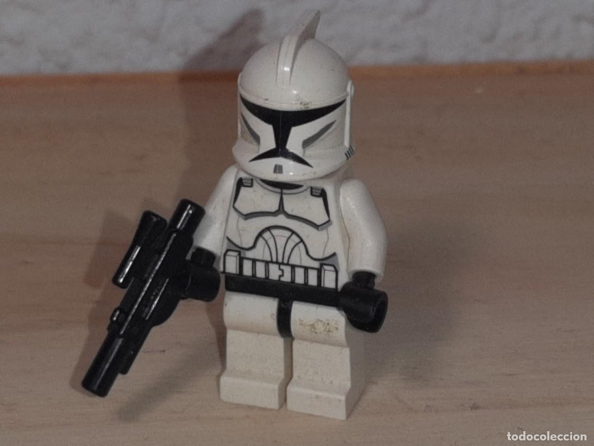 LEGO STAR WARS : ANTIGUA FIGURA MINI FIGURA LEGO CLONE TROOPER REF. 75015 75016