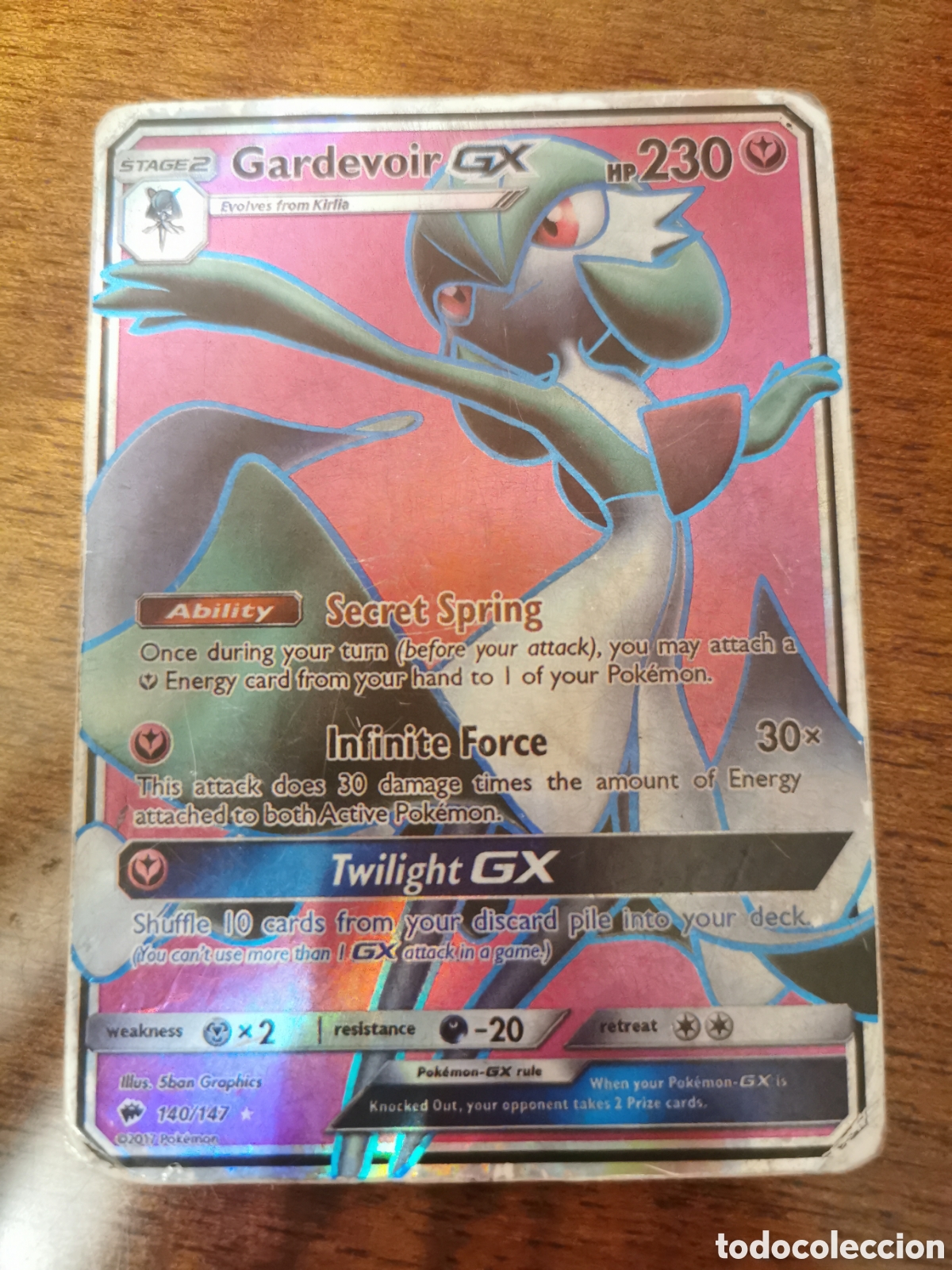 Gardevoir GX Pokémon Sombras Ardientes