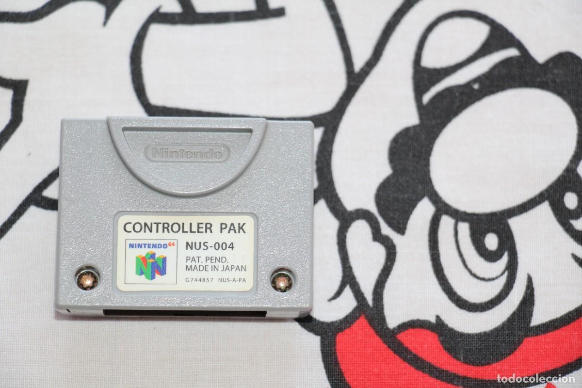 NINTENDO 64 N64 CONTROLLER PAK NUS-004 OFICIAL ORIGINAL BUEN ESTADO FUNCIONANDO
