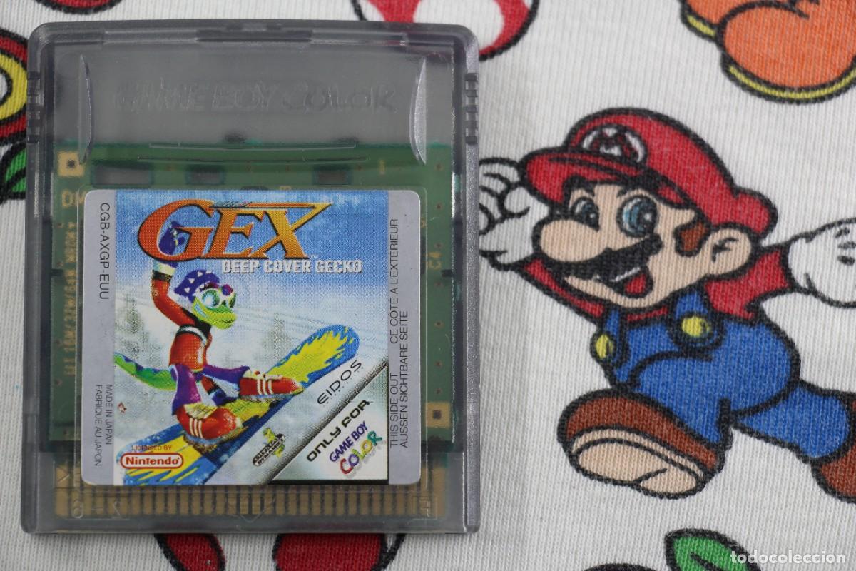 NINTENDO GAME BOY COLOR GBC GEX DEEP COVER GECKO ORIGINAL CARTUCHO PAL EUR