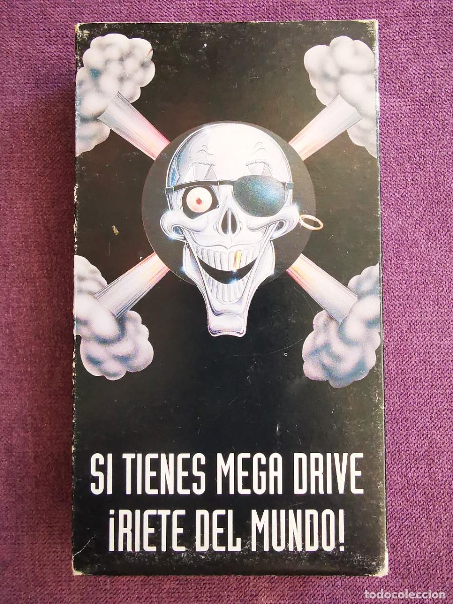 CINTA VHS SI TIENES MEGA DRIVE RIETE DEL MUNDO REVISTA VIDEOJUEGOS SEGA LA LEY DEL MAS FUERTE