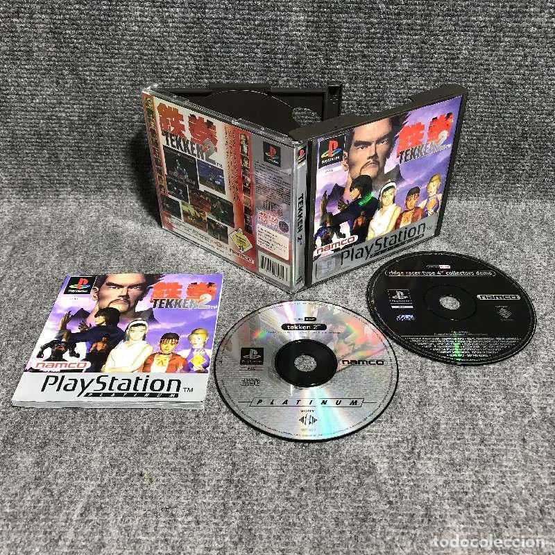 TEKKEN 2+DEMO RIDGE RACER TYPE 4 SONY PLAYSTATION PS1