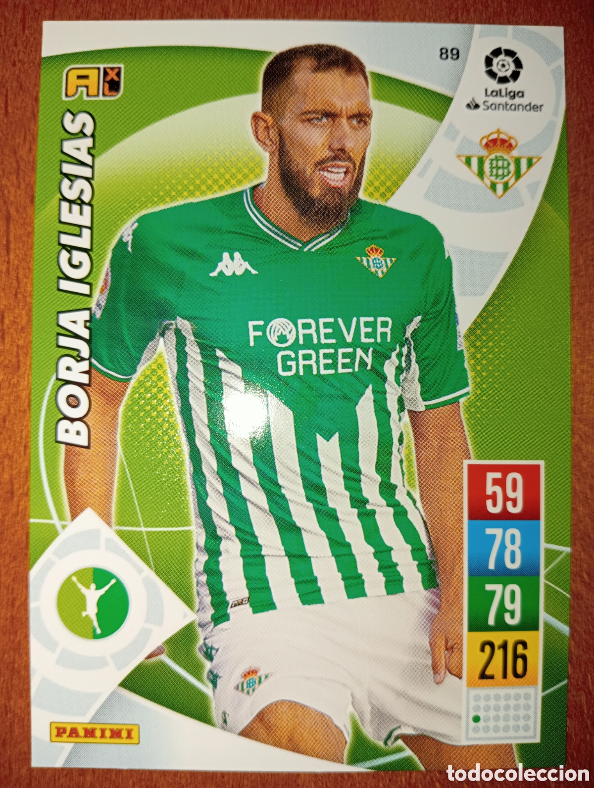 Borja Iglesias n°89 Adrenalyn XL 21/22 Real Betis