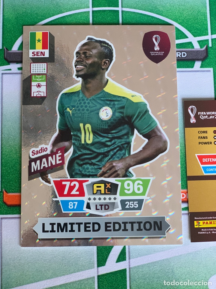 XXL Limited Edition Sadio Mané Senegal Adrenalyn FIFA World Cup Qatar 2022 Panini