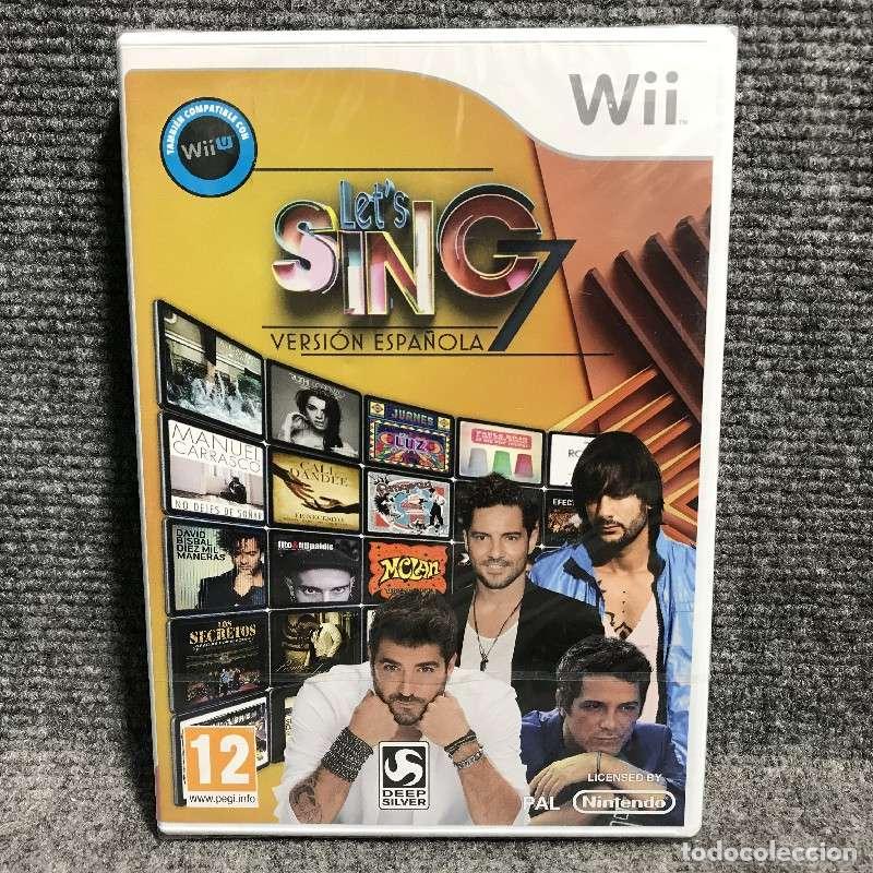 LETS SING 7 NUEVO PRECINTADO NINTENDO WII