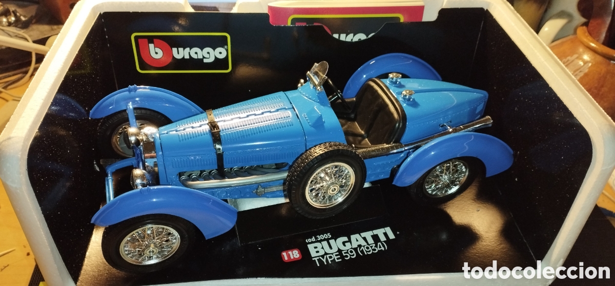 BURAGO - BUGATTI TYPE 59 1934 - SERIE DIAMONDS Ref. 3005 - 1/18