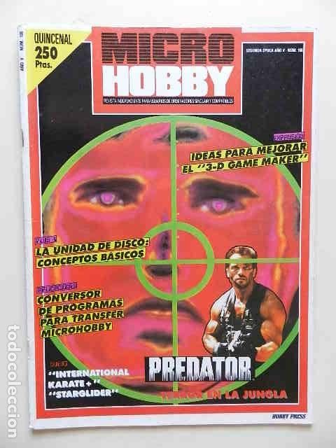Micro Hobby nº 166 Sinclair Predator Terror en la jungla Depredador