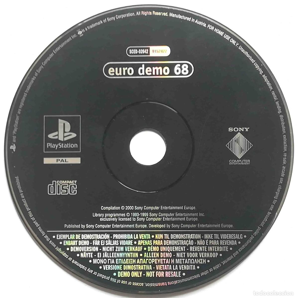 PS1 Euro Demo 68 - Playstation - Solo disco
